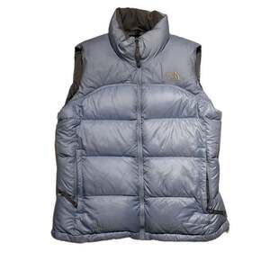 The North Face Nuptse 700 Goose Down Puffer Vest Women's Medium Baby Blue